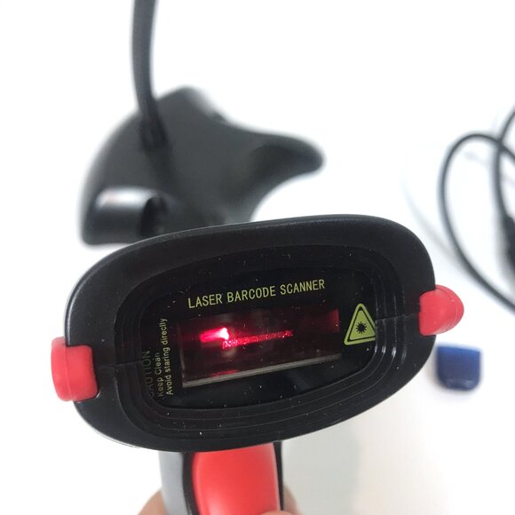 Wireless Barcode Scanner with Adjustable Stand and USB Flash Drive - Picture 7 of 10